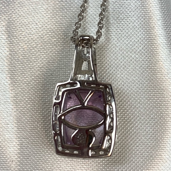 💜RDF Amethyst Pendant Necklace💜 - Picture 5 of 10
